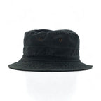 Polo by Ralph Lauren 90s Bucket Hat, Medium, Black Cotton, Small Pony Embroidery