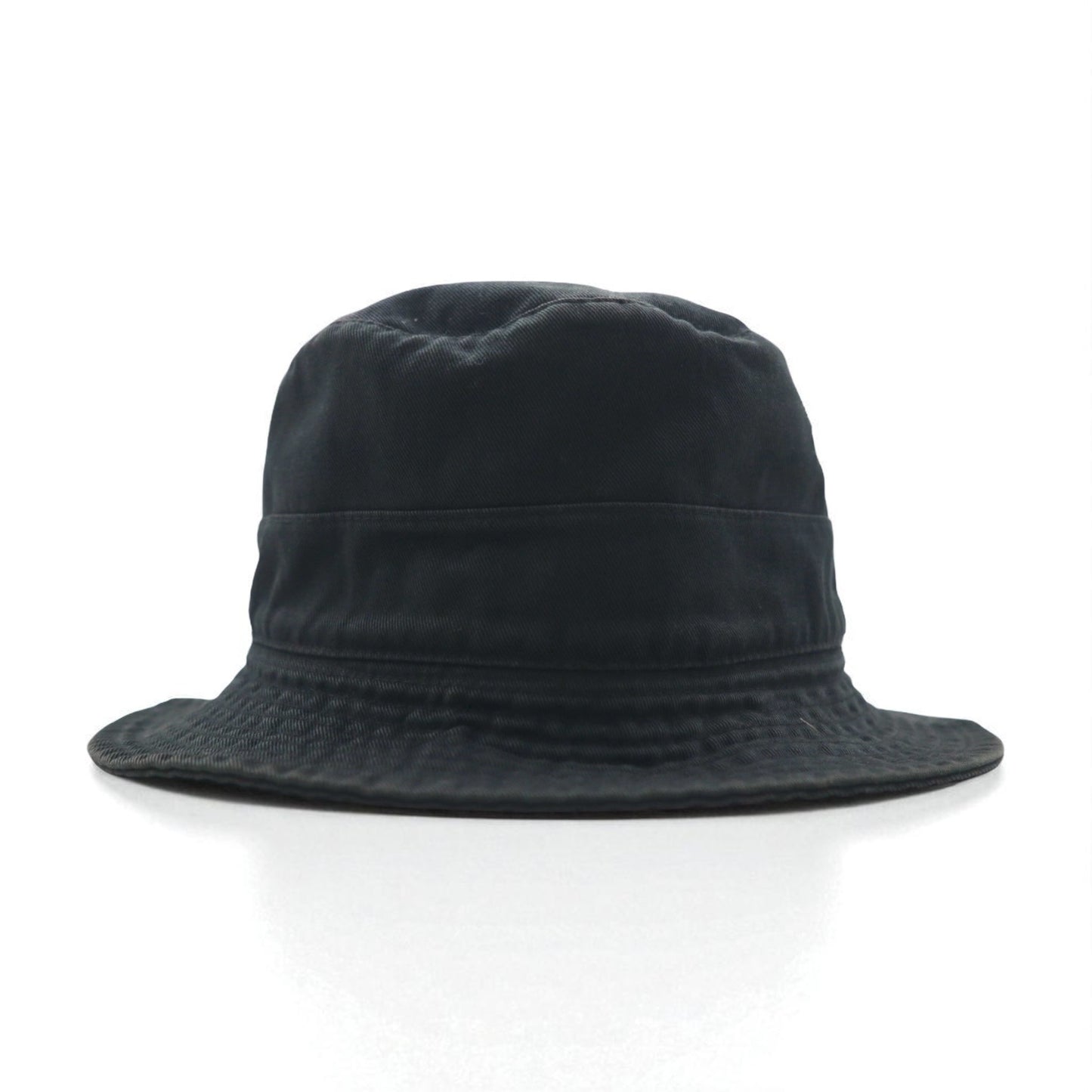 Polo by Ralph Lauren 90s Bucket Hat, Medium, Black Cotton, Small Pony Embroidery