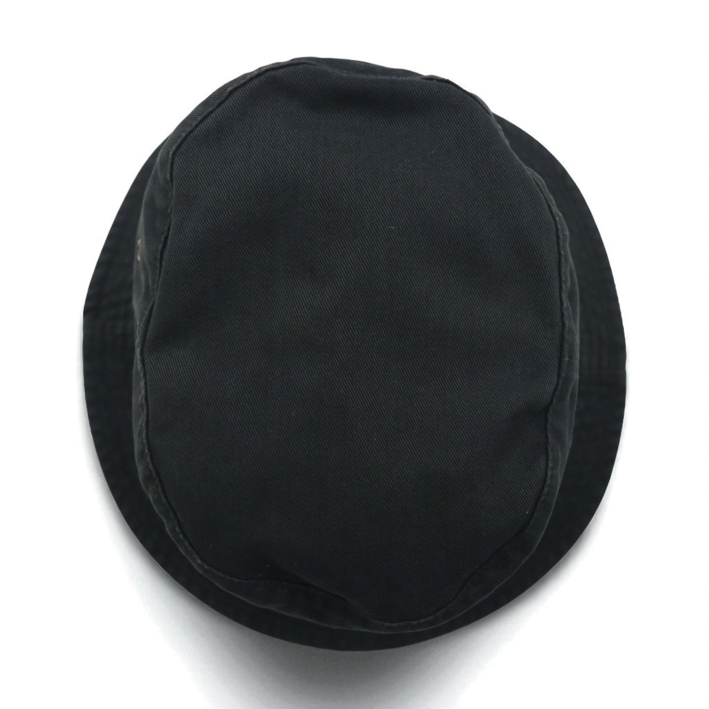 Polo by Ralph Lauren 90s Bucket Hat, Medium, Black Cotton, Small Pony Embroidery