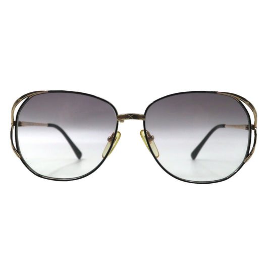 日本然リトテ-古着オンライン-LANCEL サングラス ティアドロップ ゴールド Titan-P 58⬜︎15 ヴィンテージ-Lancel Sunglasses Tear Drop Gold Titan-P 58⬜︎15 Vintage