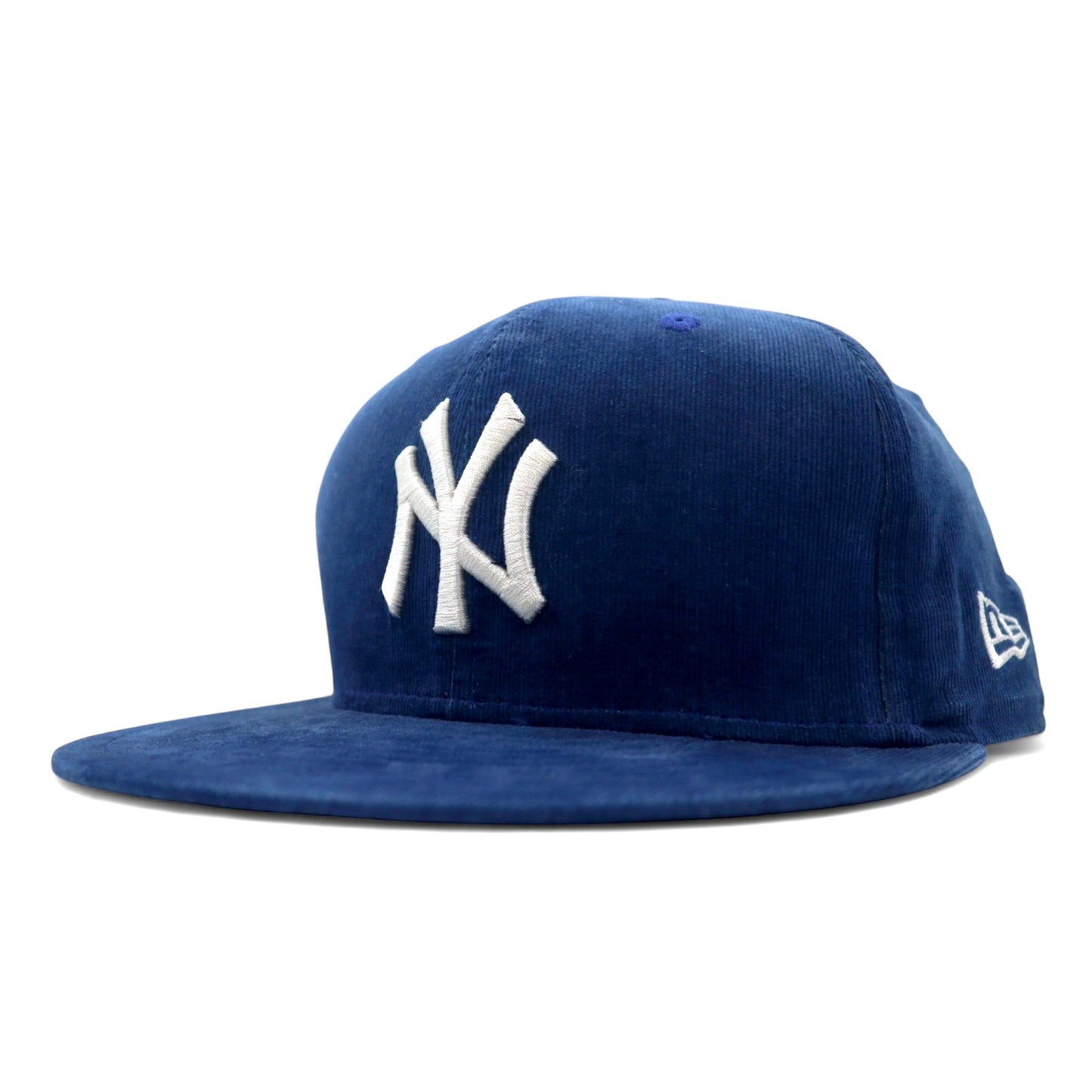 NEW ERA ベースボールキャップ 59.6cm ブルー コーデュロイ MLB ニューヨーク ヤンキース New York Yankees