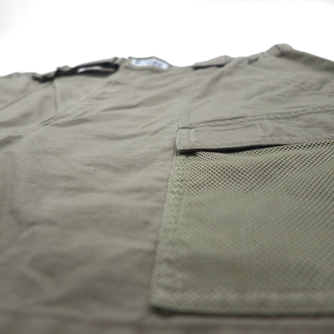 Columbia PFG ブッシュ ショートパンツ L カーキ コットン ポケット FM8100
