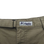 Columbia PFG Bush Shorts, Large, Khaki, Cotton, Pocket, FM8100