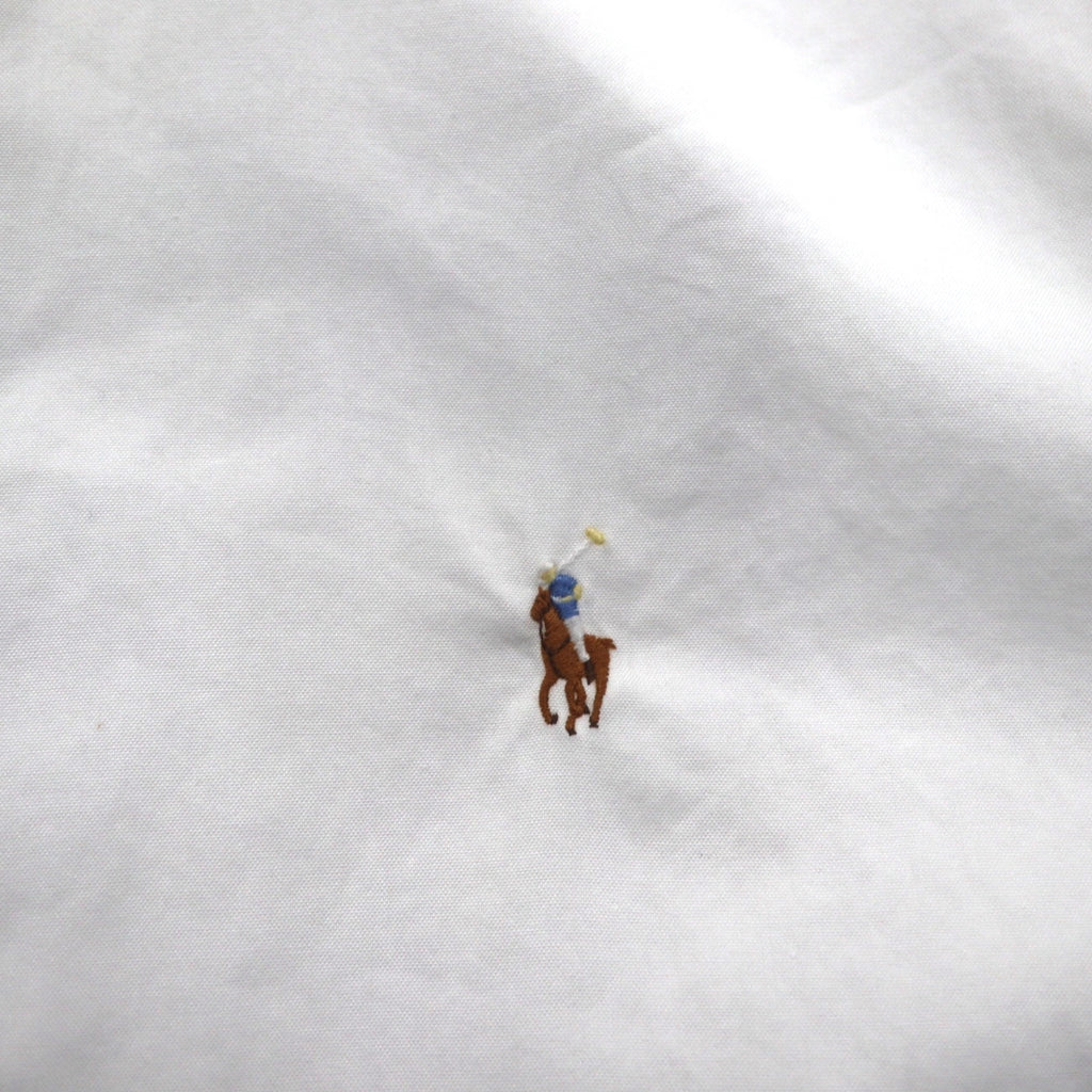 Ralph Lauren Button-Down Shirt, XL, White Cotton, Small Pony Embroidery