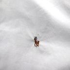 Ralph Lauren Button-Down Shirt, XL, White Cotton, Small Pony Embroidery