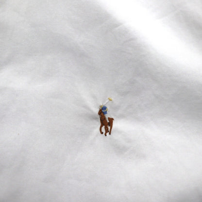 Ralph Lauren Button-Down Shirt, XL, White Cotton, Small Pony Embroidery