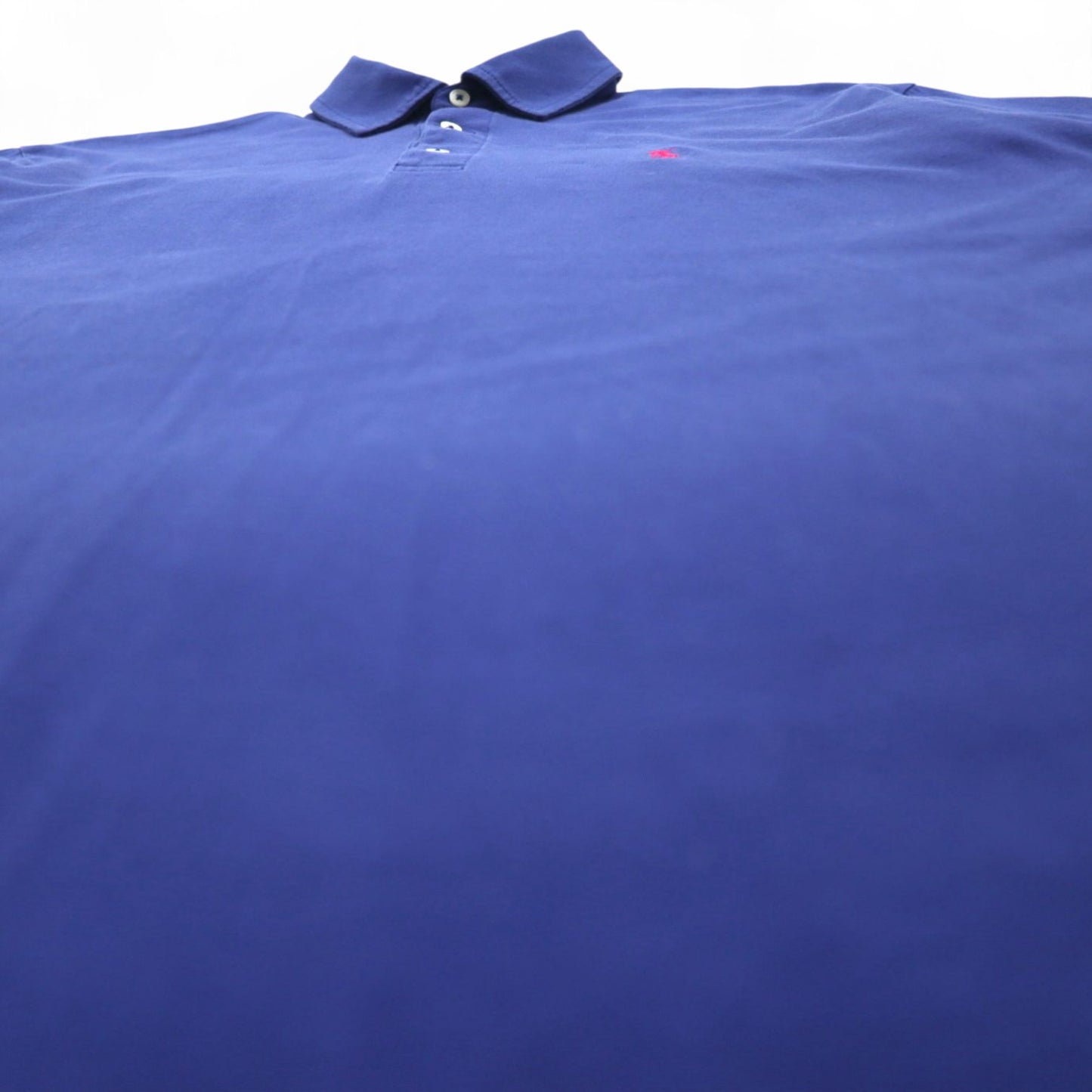 POLO GOLF RALPH LAUREN 90s Pima Cotton Polo Shirt, Size M, Navy, Small Pony Embroidery, Made in Peru