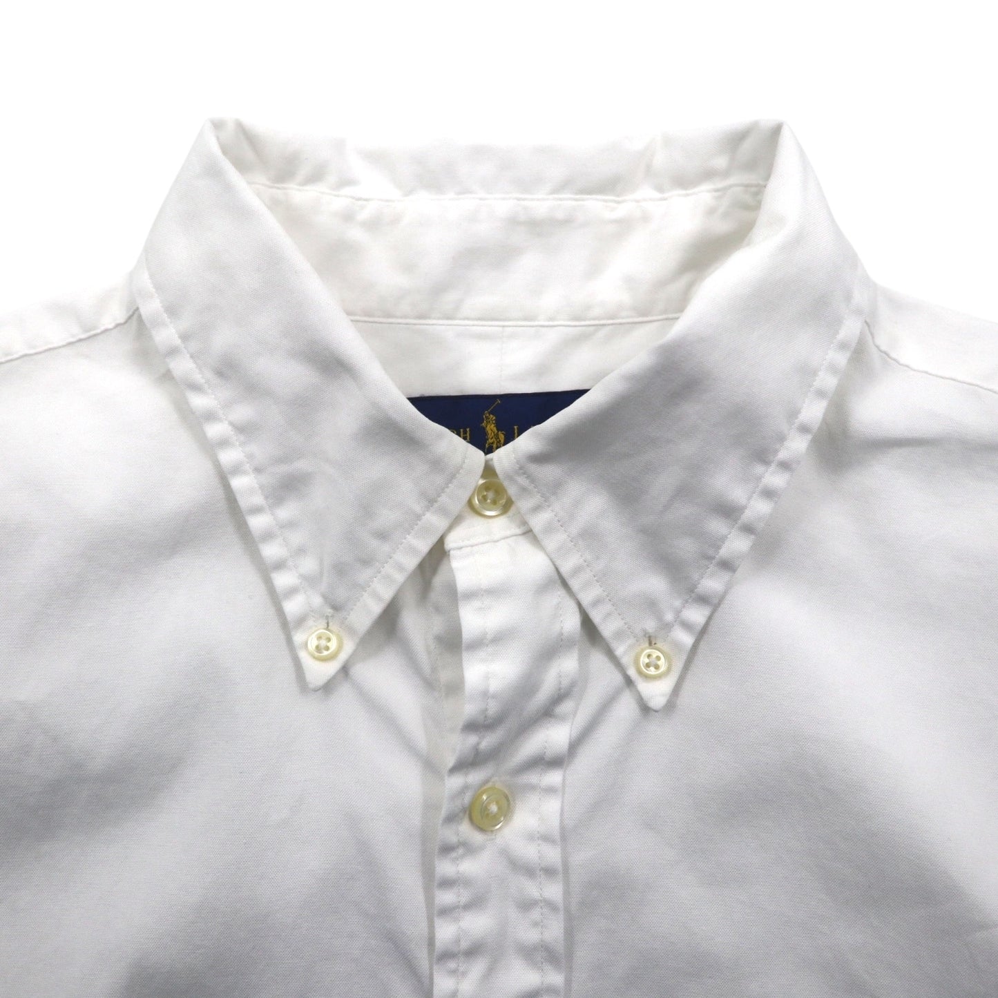 Ralph Lauren Button-Down Shirt, XL, White Cotton, Small Pony Embroidery