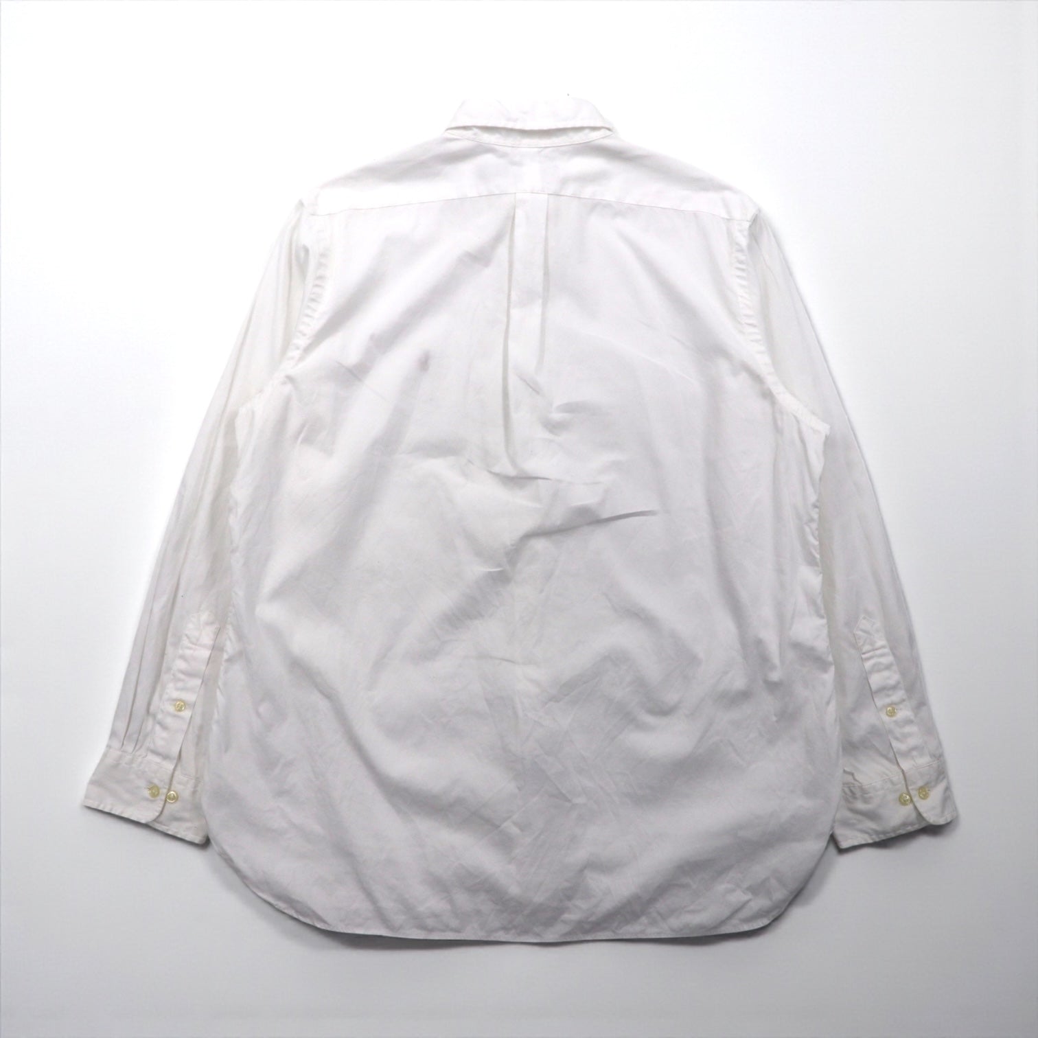 Ralph Lauren Button-Down Shirt, XL, White Cotton, Small Pony Embroidery