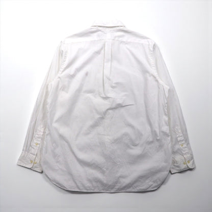 Ralph Lauren Button-Down Shirt, XL, White Cotton, Small Pony Embroidery