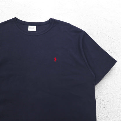 Polo by Ralph Lauren スモールポニー Tシャツ XL ネイビー コットン