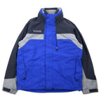 日本然リトテ-古着オンライン-Columbia 3WAY マウンテンパーカー M ブルー ナイロン フリース ライナー フード収納式 ロゴ 刺繍 Bugadoo スリランカ製-Columbia 3WAY Mountain Hoodie M Blue Nylon Fleece Liner Hoodie Retractable Logo Embroidery Bugadoo Sri Lanka Made