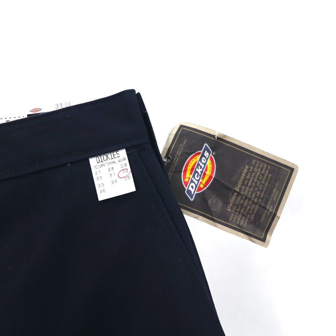 Dickies ワークパンツ チノパンツ L ネイビー リラックスフィット INDUSTRIAL FLAT FRONT PANT LP810 ホンジュラス製 未使用品