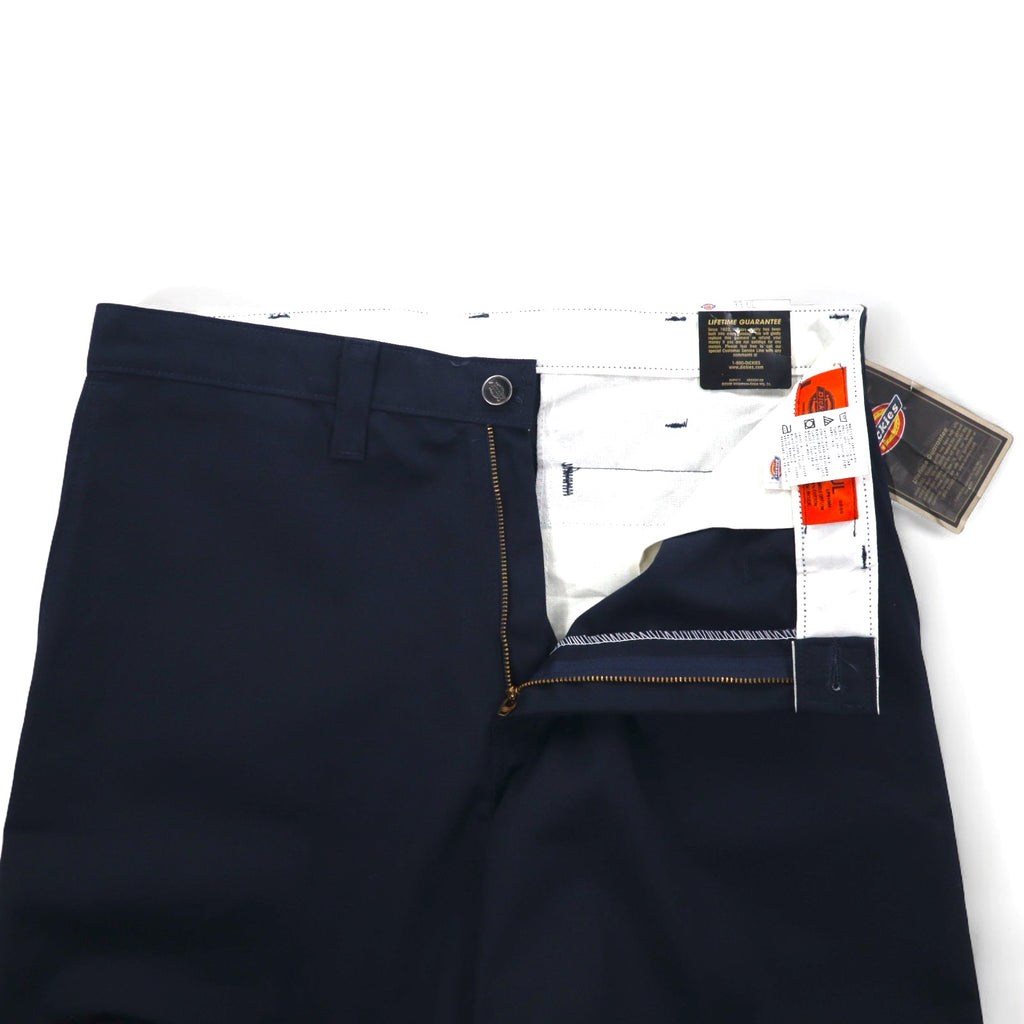 Dickies ワークパンツ チノパンツ L ネイビー リラックスフィット INDUSTRIAL FLAT FRONT PANT LP810 ホンジュラス製 未使用品