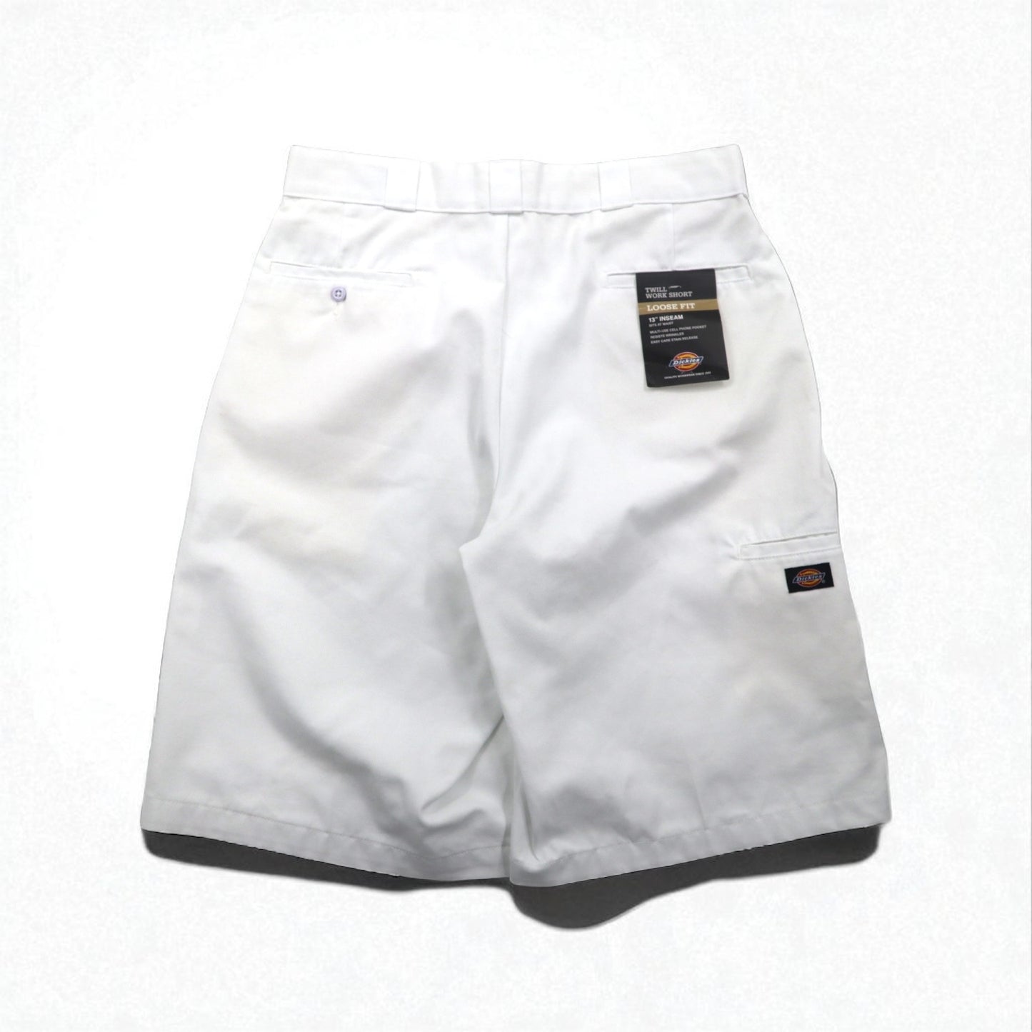 Dickies ルーズフィット Loose Fit 13インチ ショート ワークパンツ Multi-Use Pocket Work Shorts L 膝下丈 42283WH 未使用品