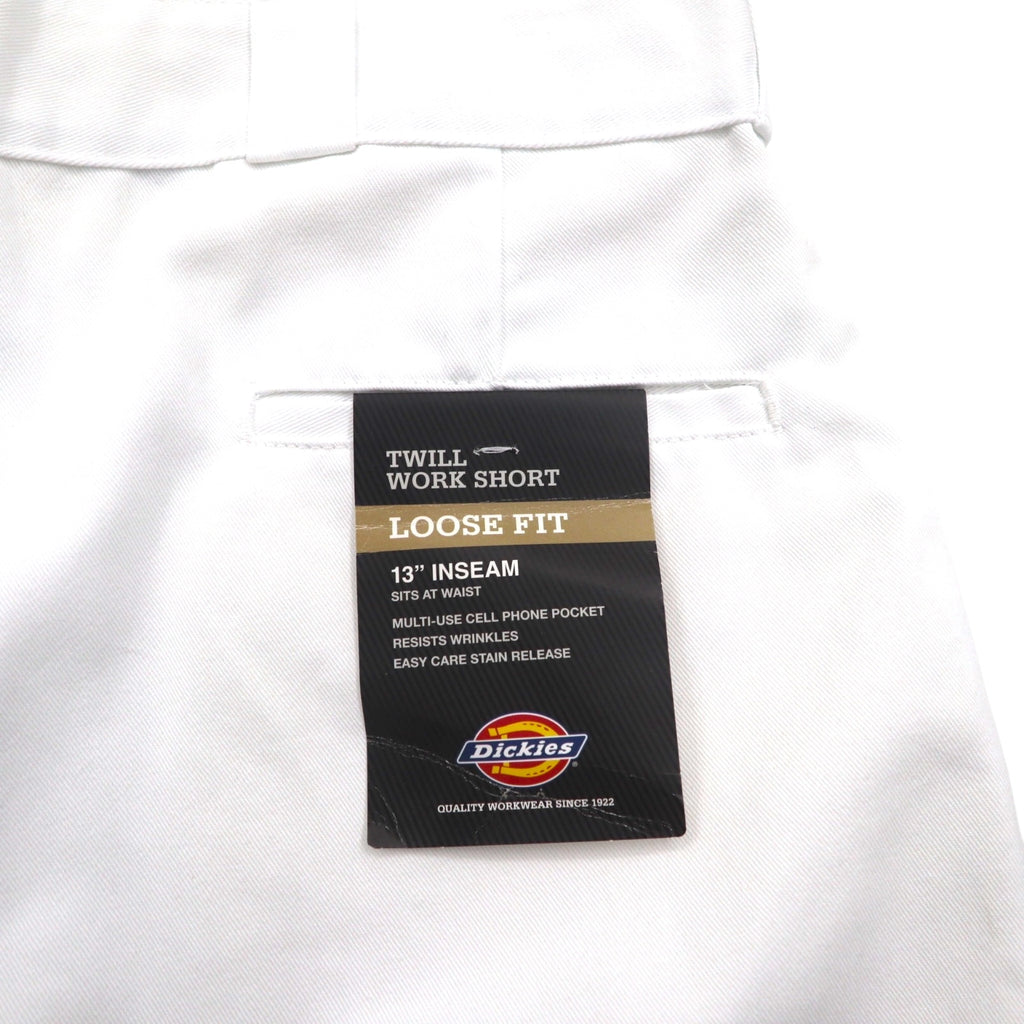 Dickies Loose Fit 13-inch Multi-Use Pocket Work Shorts, Knee-Length, Size L, 42283WH, Unused