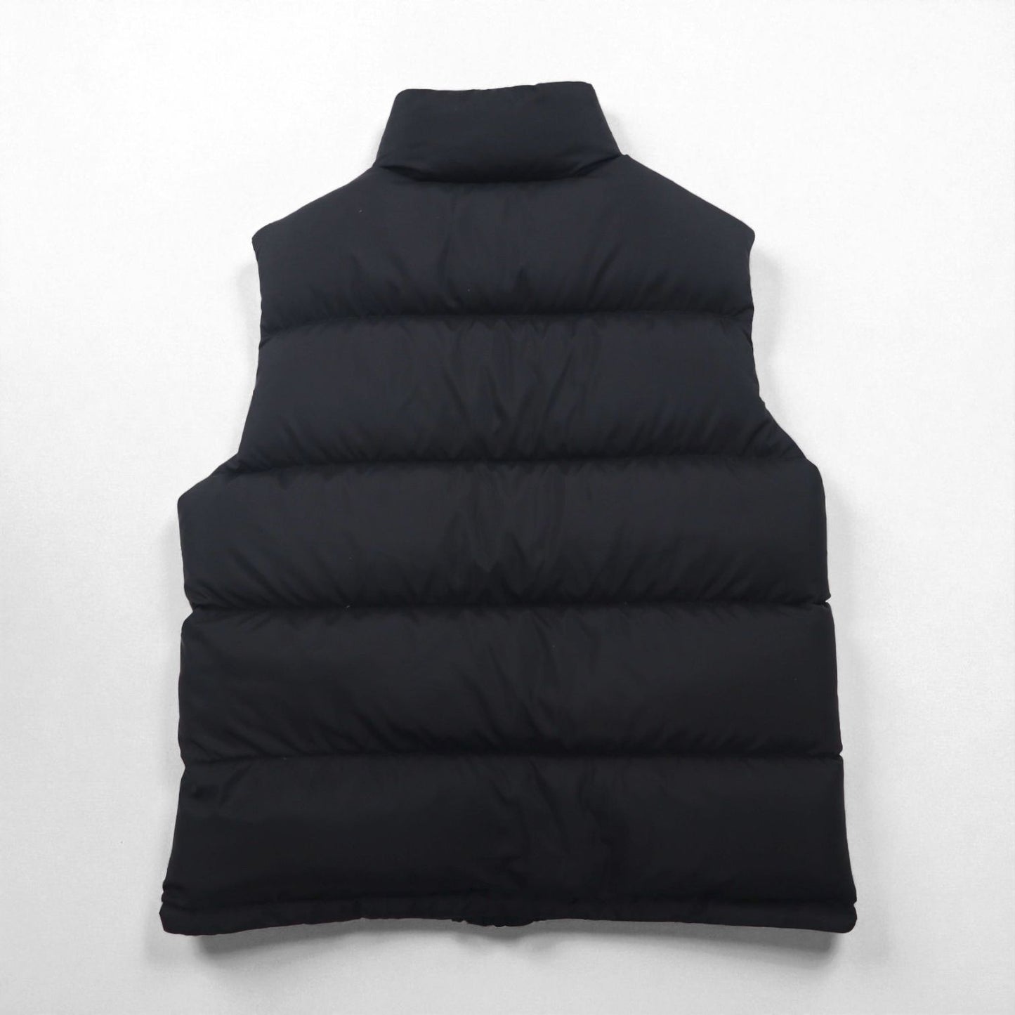 Polo Ralph Lauren Stand Collar Down Vest, Size L, Black and Yellow, Small Pony, Talon Zip