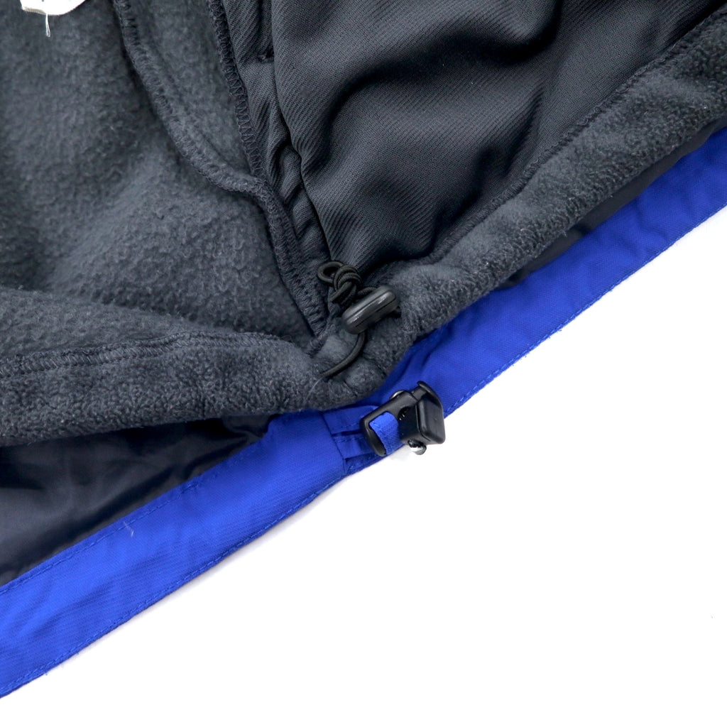 Columbia 3WAY マウンテンパーカー M ブルー ナイロン フリース ライナー フード収納式 ロゴ 刺繍 Bugadoo スリランカ製