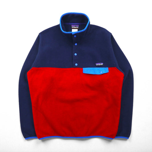 Patagonia シンチラ SYNCHILLA ハーフスナップT プルオーバー フリースジャケット S バイカラー 胸ポケット 25580