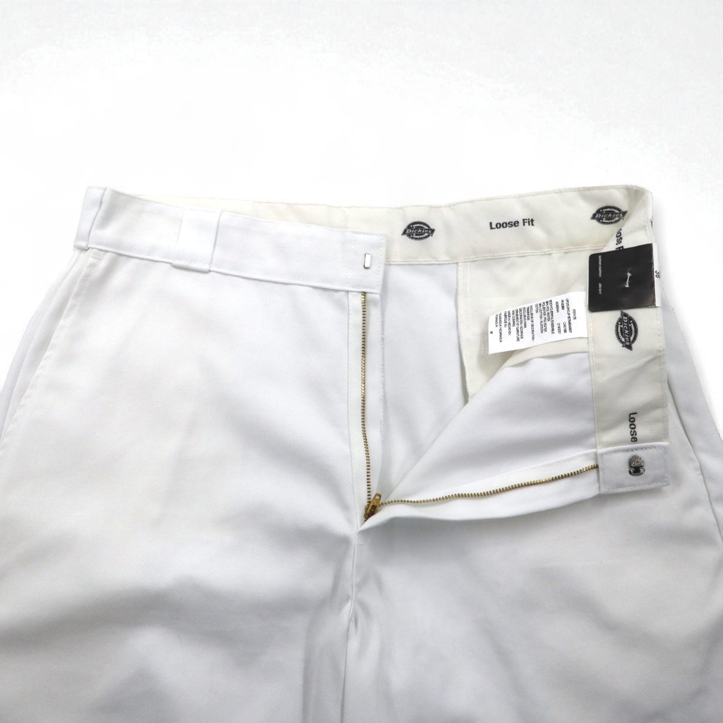 Dickies ルーズフィット Loose Fit 13インチ ショート ワークパンツ Multi-Use Pocket Work Shorts L 膝下丈 42283WH 未使用品