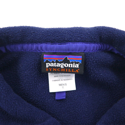 Patagonia シンチラ SYNCHILLA ハーフスナップT プルオーバー フリースジャケット S バイカラー 胸ポケット 25580