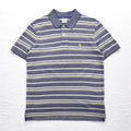 Brooks Brothers  ボーダー ポロシャツ L ブルー PERFORMANCE POLO SLIM FIT