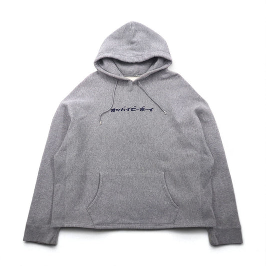 sillage 吊り裏毛ワイドフーディ パーカー FREE グレー オッパイビーボーイ 日本製