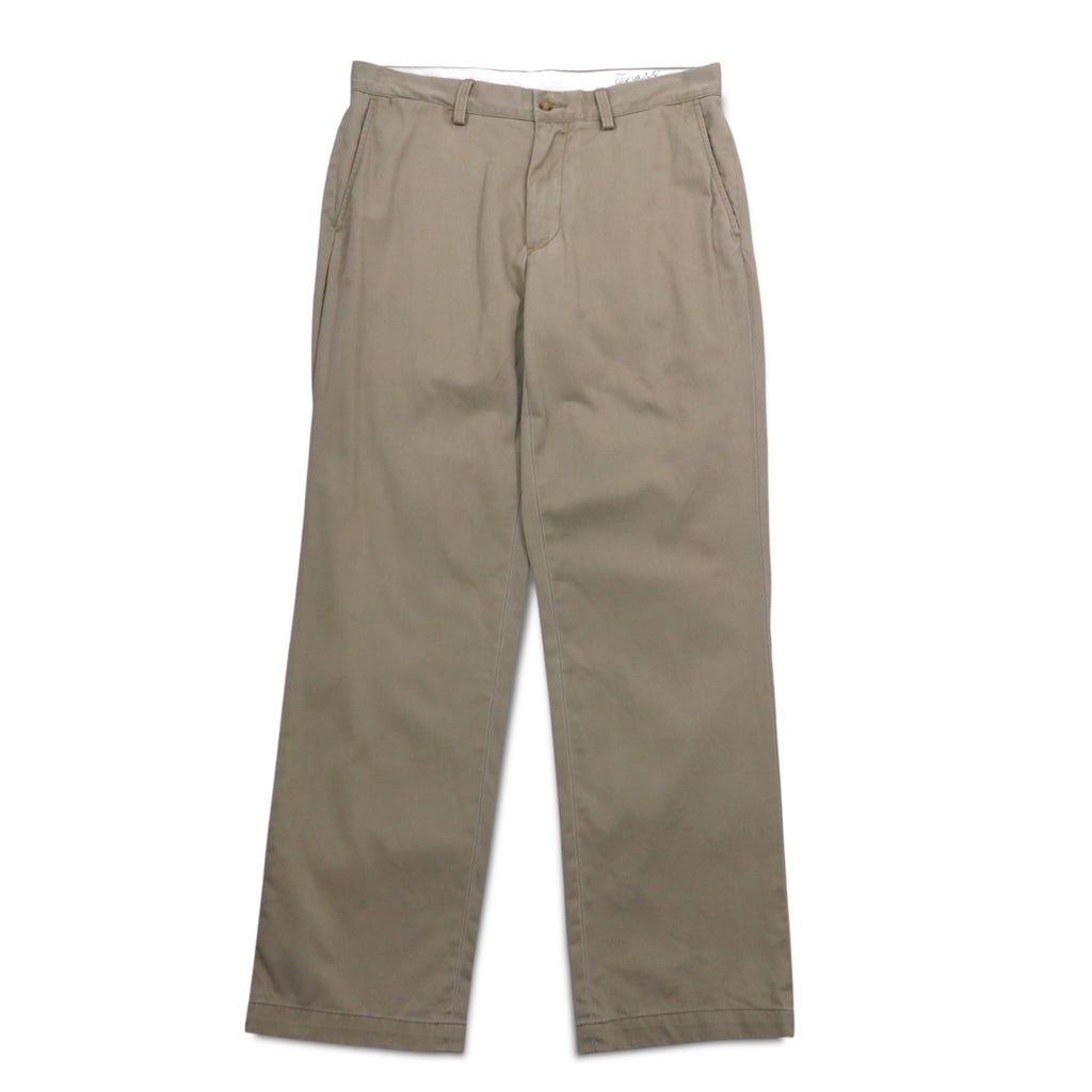 POLO RALPH LAUREN Polo Chino Pants, Medium, Beige, Classic Fit, Made in Sri Lanka