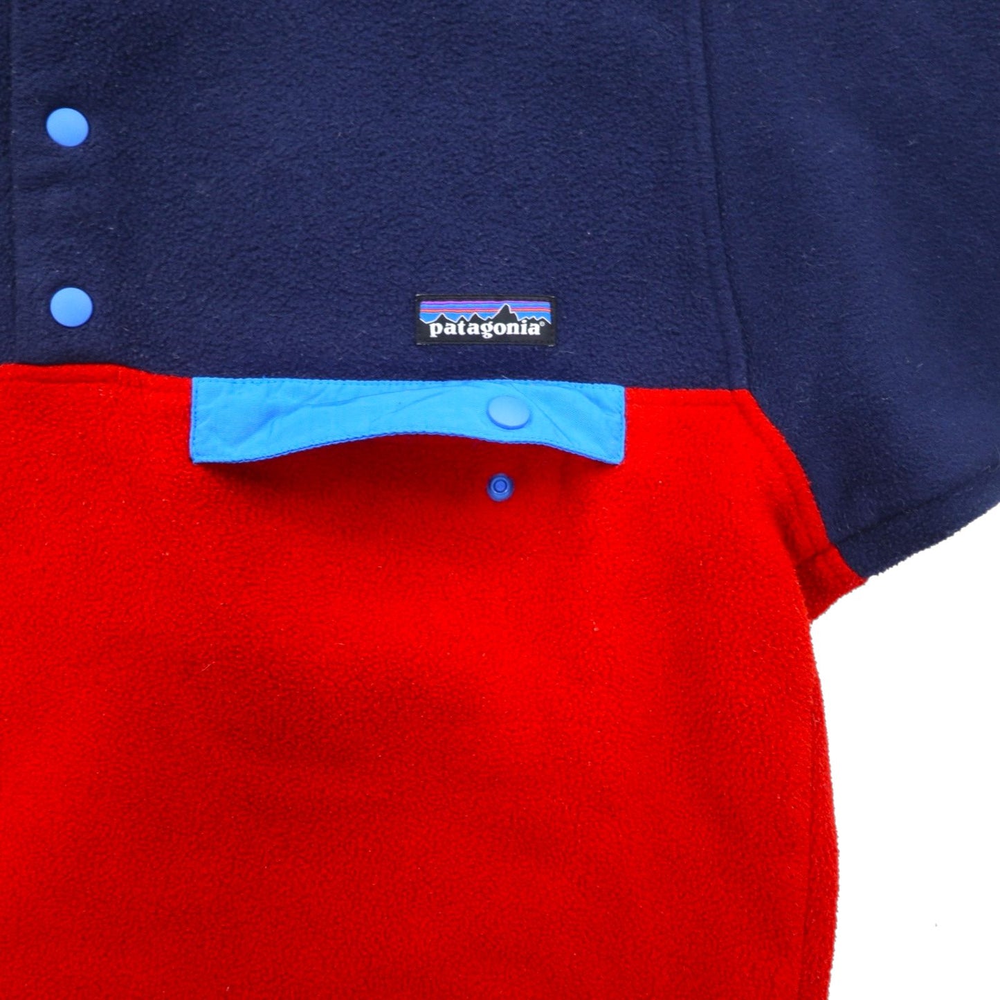 Patagonia シンチラ SYNCHILLA ハーフスナップT プルオーバー フリースジャケット S バイカラー 胸ポケット 25580