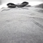 sillage Hanging Fleece Wide Hoodie, Free Size, Gray, Oppai B-Boy, Made in Japan