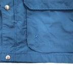 Woolrich 80s USA Made Mountain Parka, Size L, Navy, Blanket Liner, Double Zip, Waist Drawcord