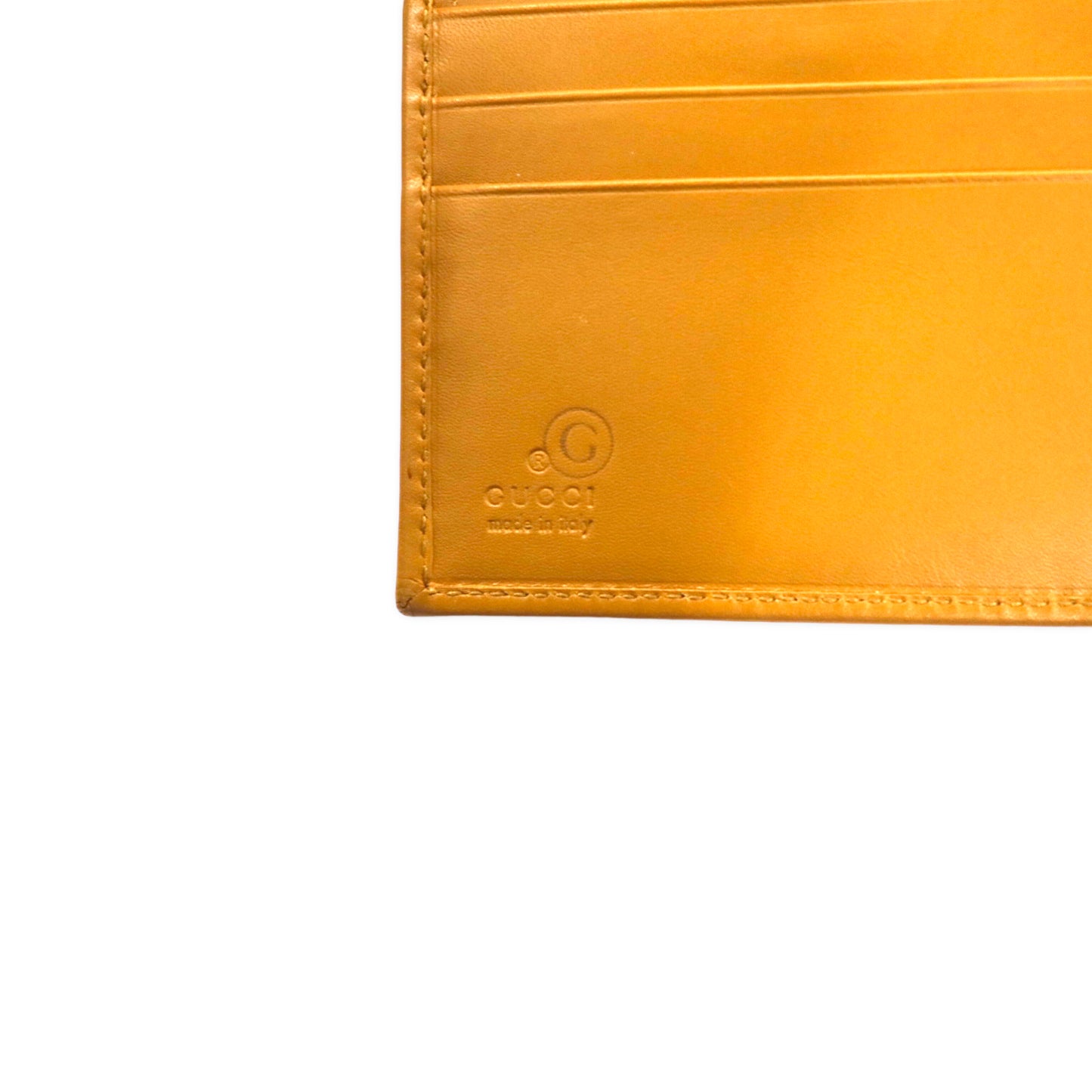 GUCCI Wホック ジャッキー 2つ折り財布 ベージュ スエード レザー 035 2140 2169 イタリア製 未使用品