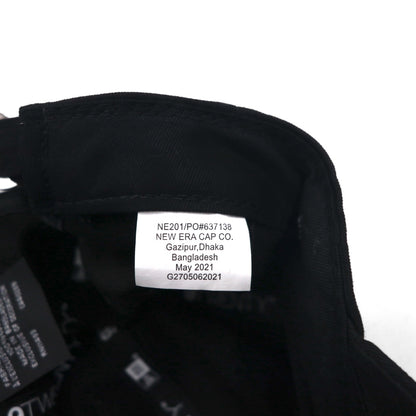 NEW ERA ベースボールキャップ FREE ベルト ブラック 9TWENTY US企業 LIGHTDECK 刺繍