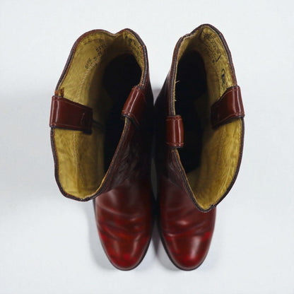 90s USA Vintage Roper Boots ローパーブーツ 27cm ペコス ウエスタン USA製 TEXAS刻印 カービングステッチ