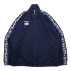 日本然リトテ-古着オンライン-DIADORA 00年代 トラックジャケット ジャージ L ネイビー ポリエステル テープロゴ-DIADORA 00's Track Jacket Jersey L Navy Polyester Tape Logo