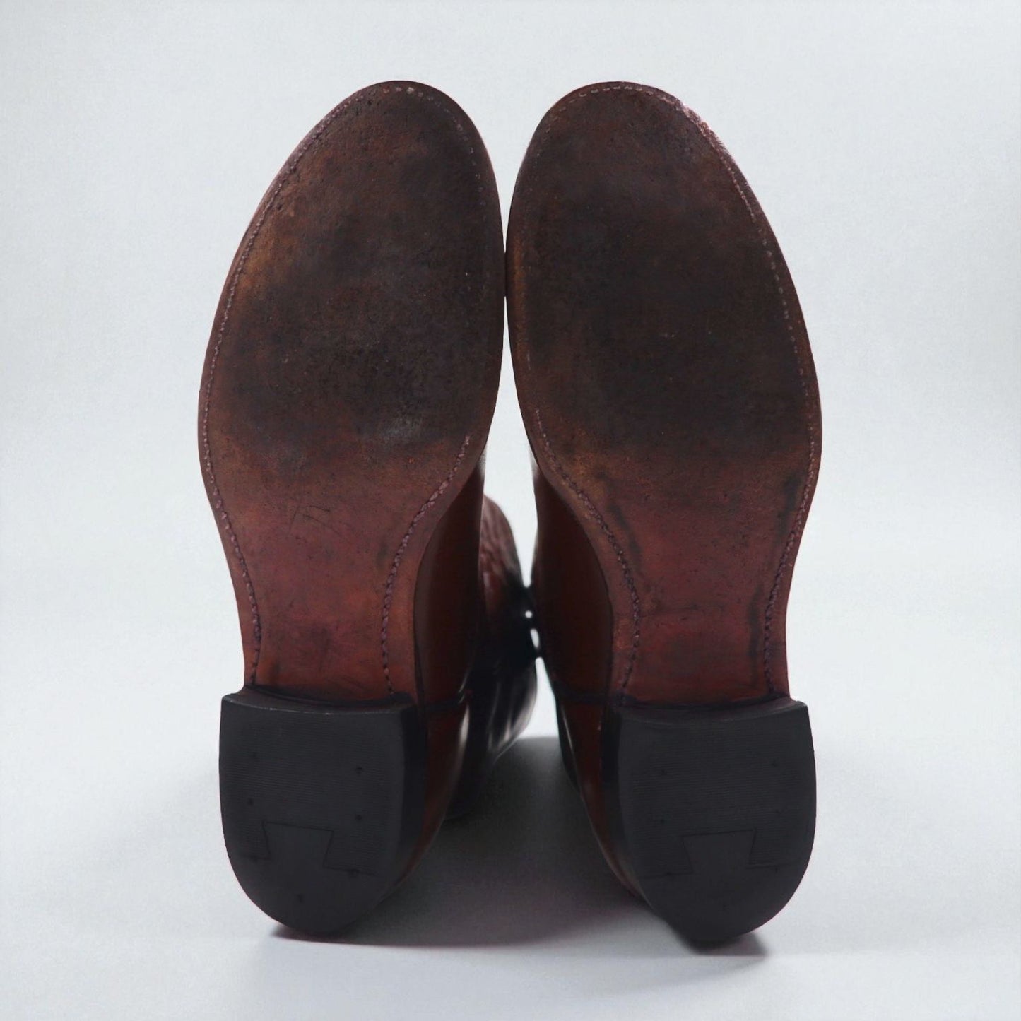 90s USA Vintage Roper Boots ローパーブーツ 27cm ペコス ウエスタン USA製 TEXAS刻印 カービングステッチ