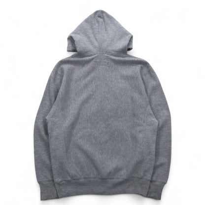 STEVE AND BARRY'S 90年代 リバースウィーブ プルオーバー パーカー XS グレー MICHIGAN STATE アーチロゴ