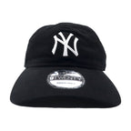 日本然リトテ-古着オンライン-NEW ERA ベースボールキャップ ONE ブラック コットン MLB ニューヨーク ヤンキース ADJUSTABLE-NEW ERA Baseball Cap ONE Black Cotton MLB New York Yankees ADJUSTABLE