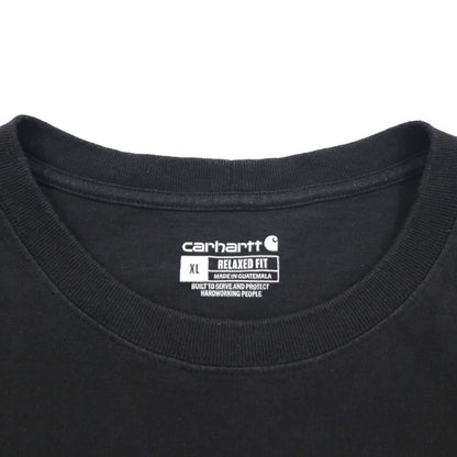 carhartt リラックスフィット Tシャツ XL ブラック カモフラ ライン RELAXED FIT 105205 グアテマラ製