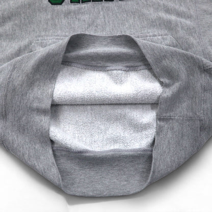 STEVE AND BARRY'S 90年代 リバースウィーブ プルオーバー パーカー XS グレー MICHIGAN STATE アーチロゴ