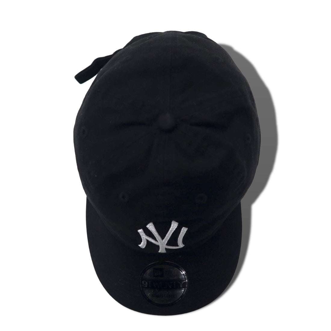 NEW ERA ベースボールキャップ ONE ブラック コットン MLB ニューヨーク ヤンキース ADJUSTABLE