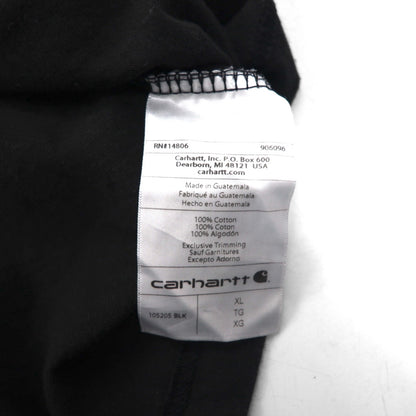 carhartt リラックスフィット Tシャツ XL ブラック カモフラ ライン RELAXED FIT 105205 グアテマラ製