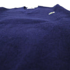 CHEMISE LACOSTE 80年代 日本製 Vネック ニット セーター S ネイビー ワンポイントロゴ