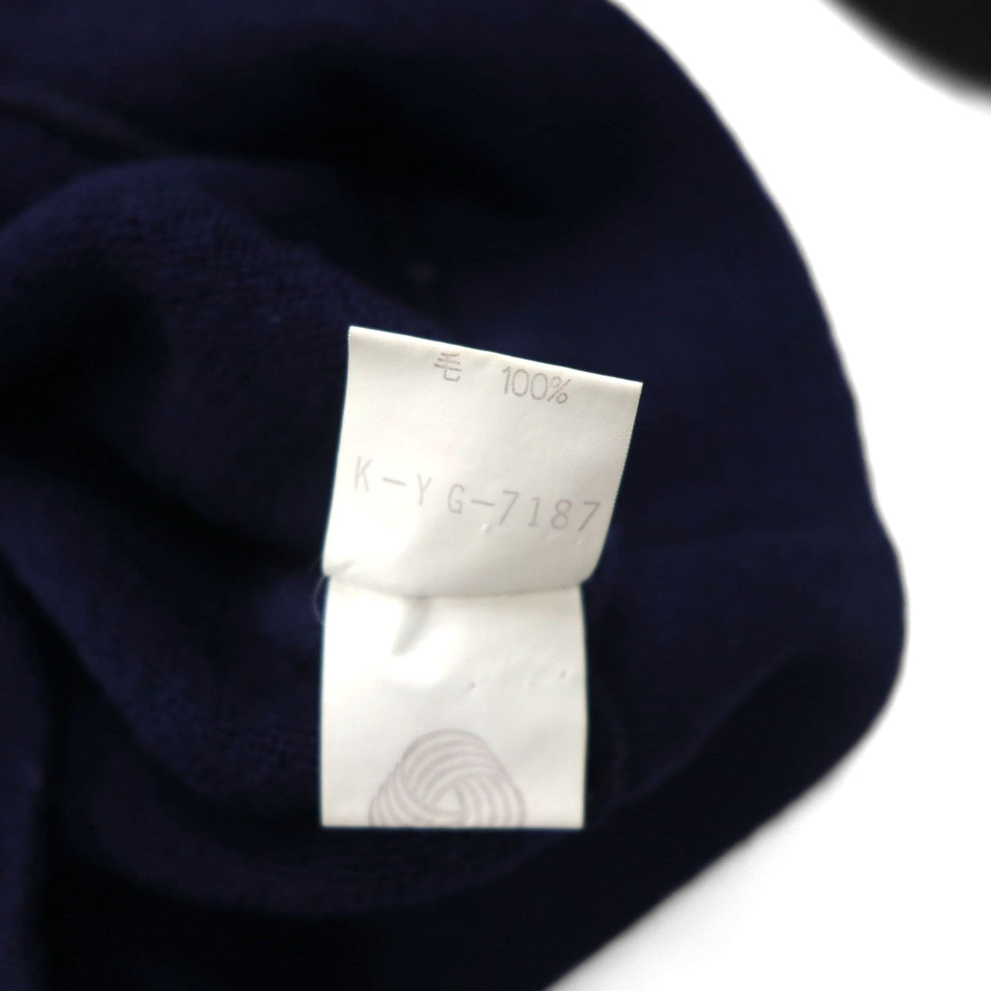 CHEMISE LACOSTE 80年代 日本製 Vネック ニット セーター S ネイビー ワンポイントロゴ