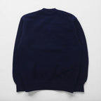 CHEMISE LACOSTE 80年代 日本製 Vネック ニット セーター S ネイビー ワンポイントロゴ