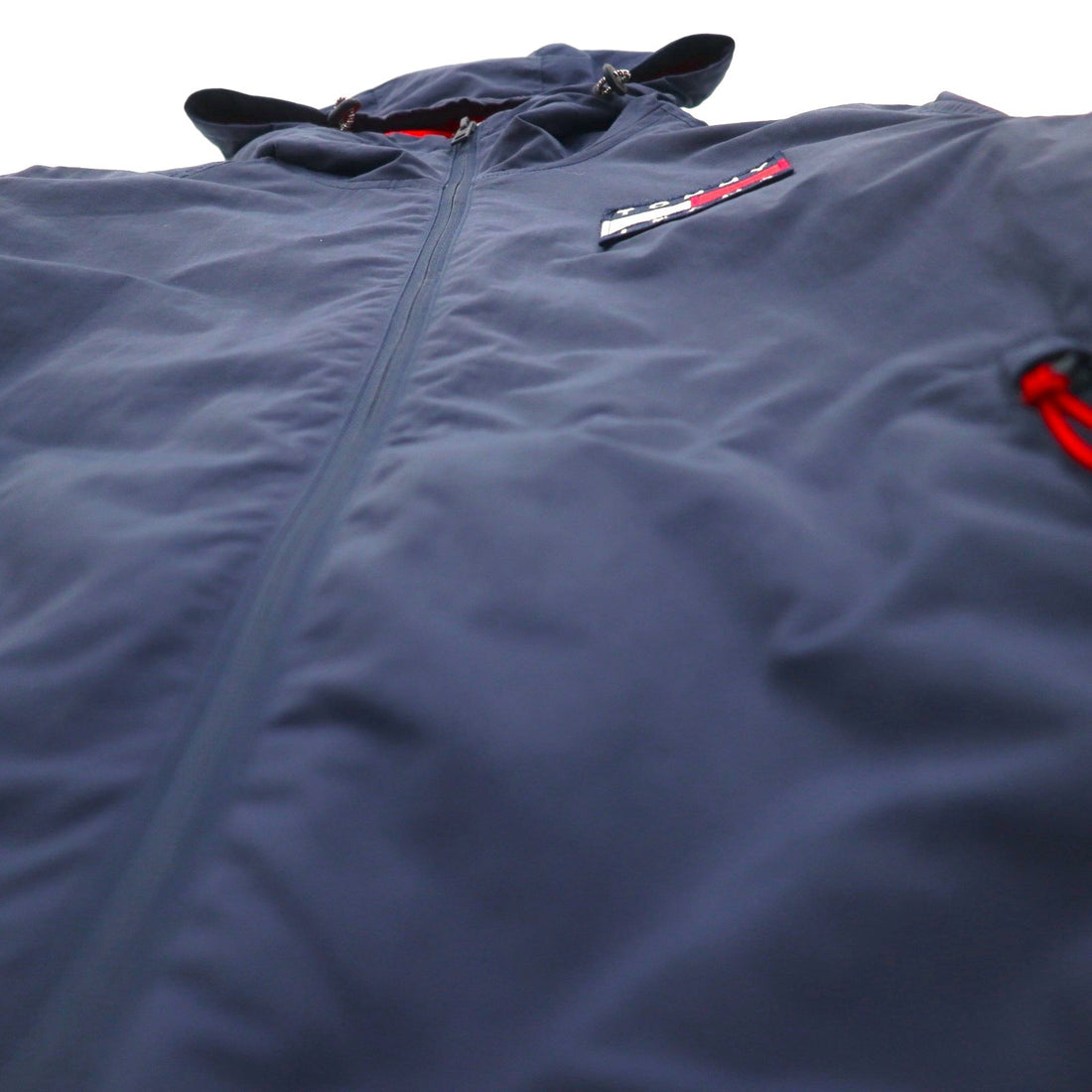 TOMMY JEANS Padded Zip-Up Mountain Parka, Size S, Navy, Padding, DM0DM07120