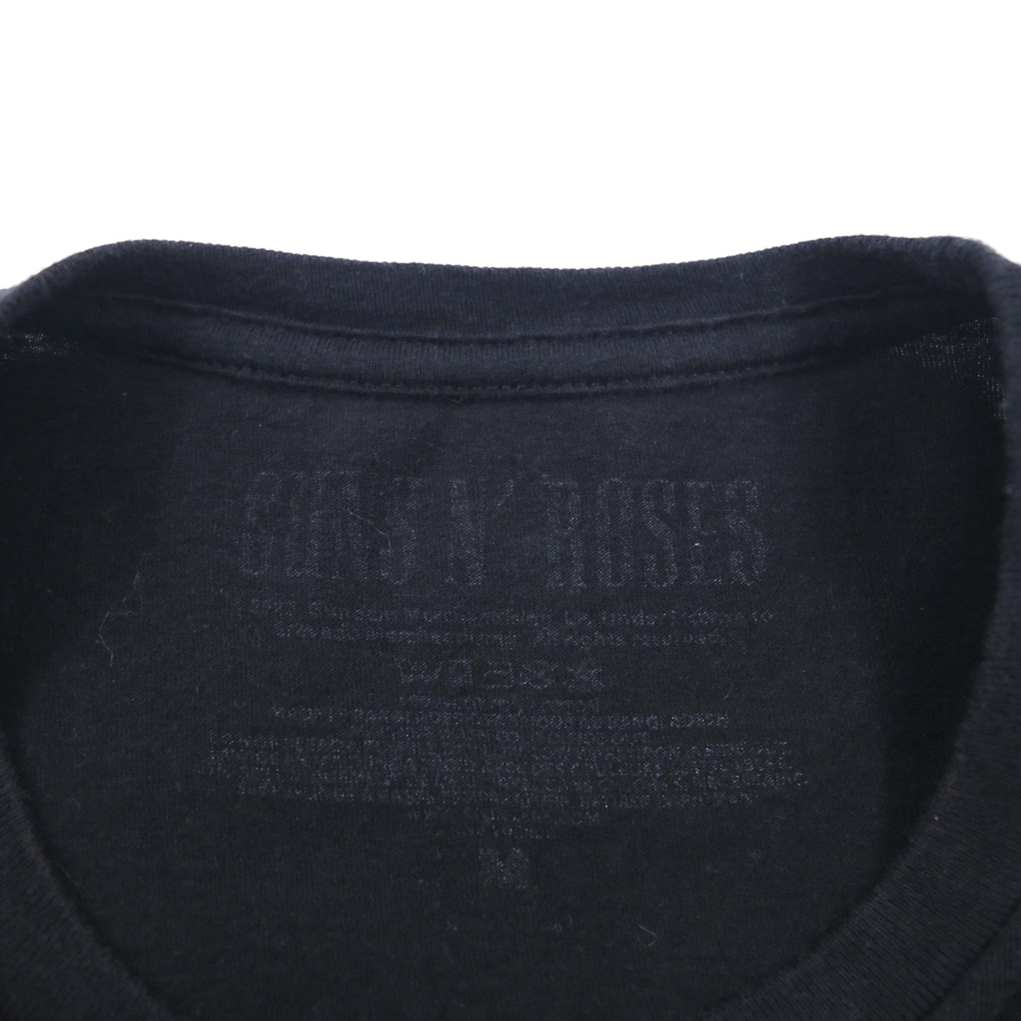 GUNS N' ROSES ガンズアンドローゼズ ロック バンド Tシャツ M ブラック コットン