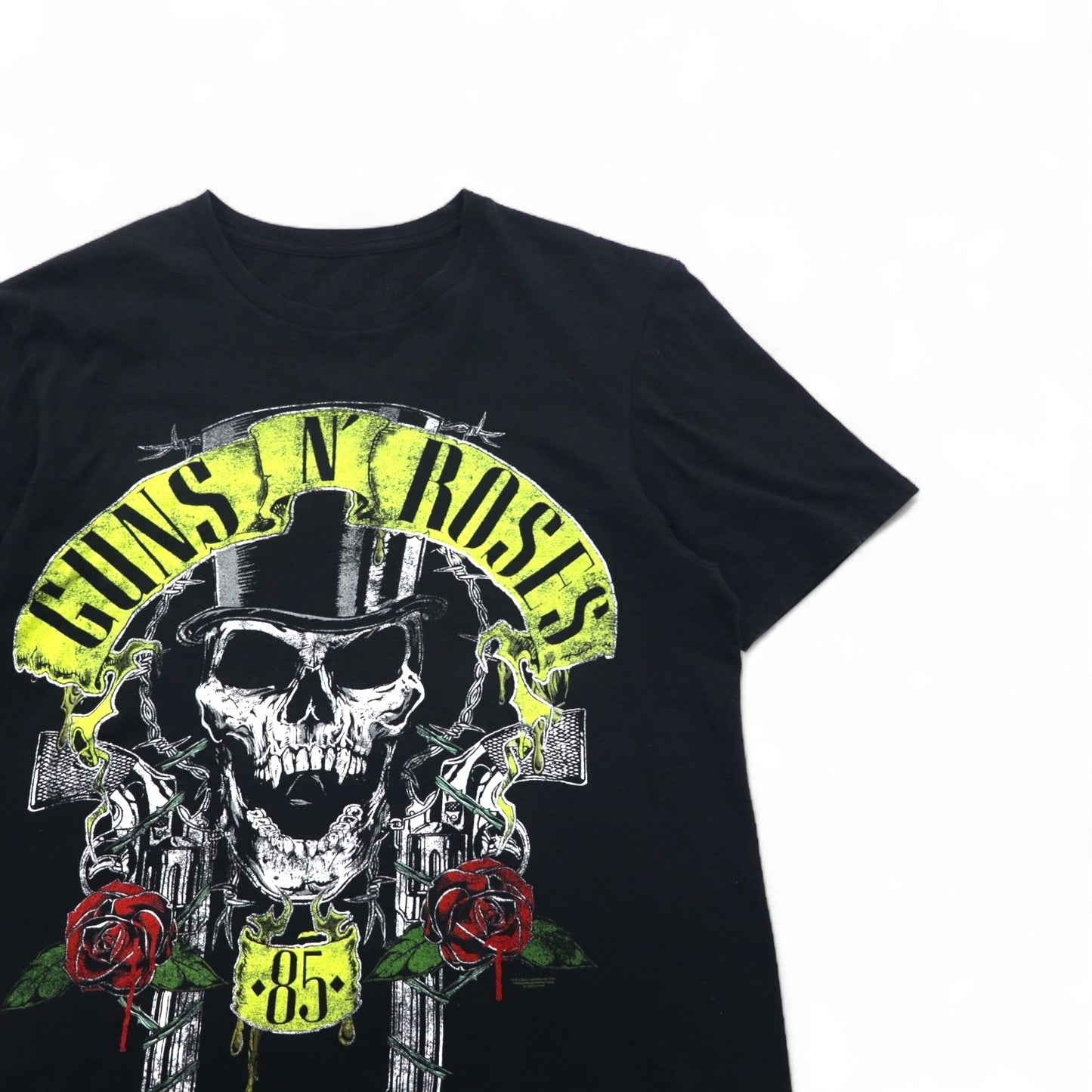 GUNS N' ROSES ガンズアンドローゼズ ロック バンド Tシャツ M ブラック コットン