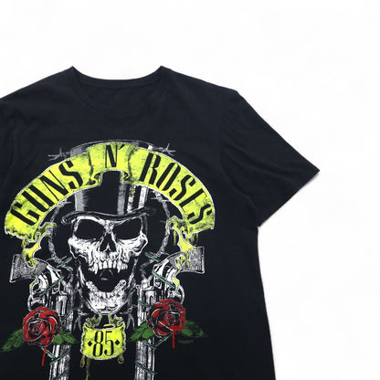 GUNS N' ROSES ガンズアンドローゼズ ロック バンド Tシャツ M ブラック コットン