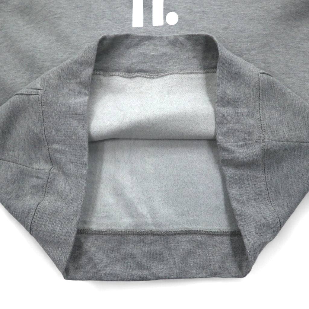 NIKE Pullover Hoodie L Grey JUST DO IT HOODIE 928717-063 Made in Pakistan Unused
